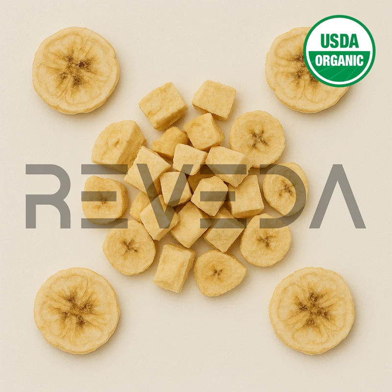 Freeze Dried Banana Fruit Slices Chunks