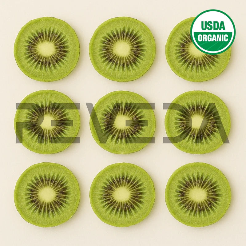Freeze Dried Kiwi Fruit Slices for Ice Cream, Juice and Smoothie Toppings