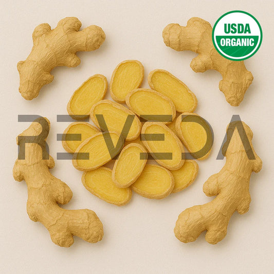 Dry / Dried / Dehydrated Peeled Ginger Slices
