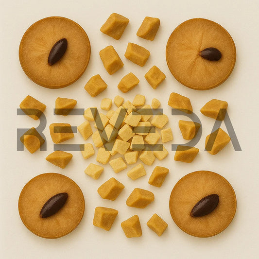 Freeze Dried Chikoo Sapodilla Fruit Slices Chunks