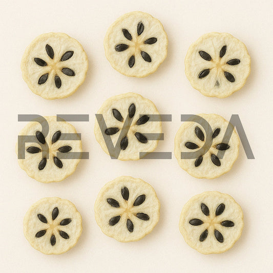 Freeze Dried Custard Apple Fruit Slices for Ice Cream, Juice and SmoothieÂ Toppings