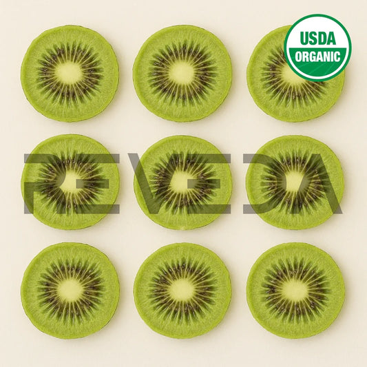 Freeze Dried Kiwi Fruit Slices for Ice Cream, Juice and Smoothie Toppings