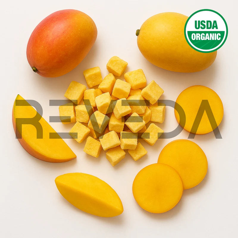 Freeze Dried Mango Fruit Slices Chunks