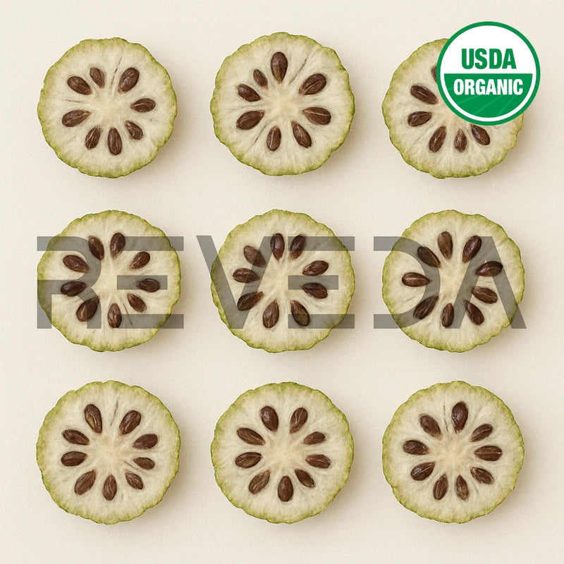 Freeze Dried Noni Fruit Slices for Ice Cream, Juice and Smoothie Toppings