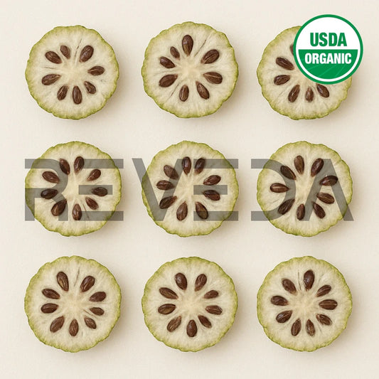 Freeze Dried Noni Fruit Slices for Ice Cream, Juice and Smoothie Toppings