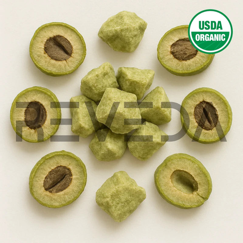 Freeze Dried Olive Fruit Slices Chunks