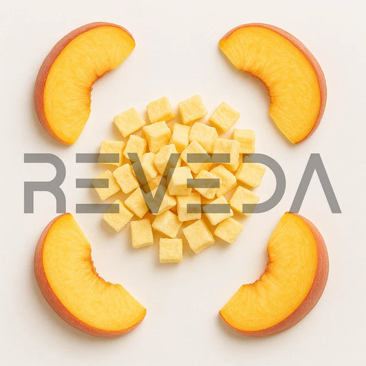 Freeze Dried Peach Fruit Slices Chunks