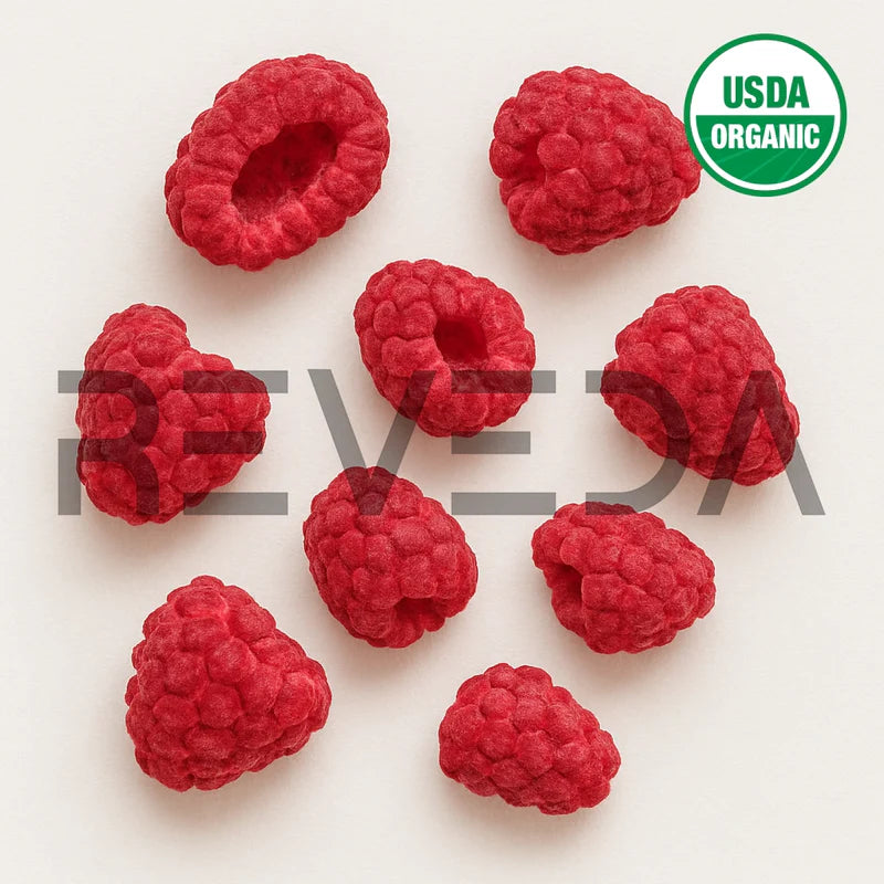 Freeze Dried Raspberry Fruit Slices Chunks