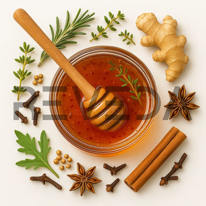 Wild Honey infused with herbs and spices
